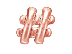 Folie ballon # - Rosegold, 35 cm