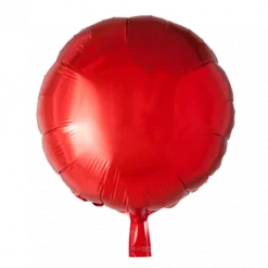 Folie ballon rund 46 cm RØD