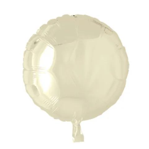Folie ballon Rund CREME 46 cm
