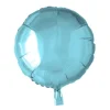 Folie ballon Rund Lyseblå