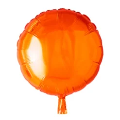 Folie ballon Rund ORANGE 46 cm