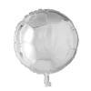 Folie ballon Rund SØLV 46 cm