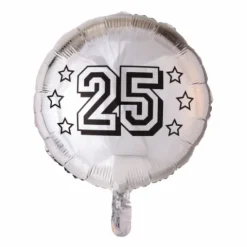Folie Ballon 25 Sølv