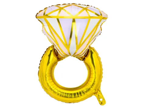 Folieballon som Giga forlovelsesring