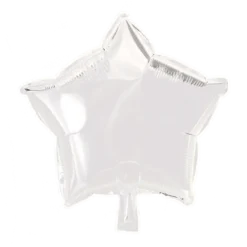 Folie ballon Stjerne HVID 46 cm
