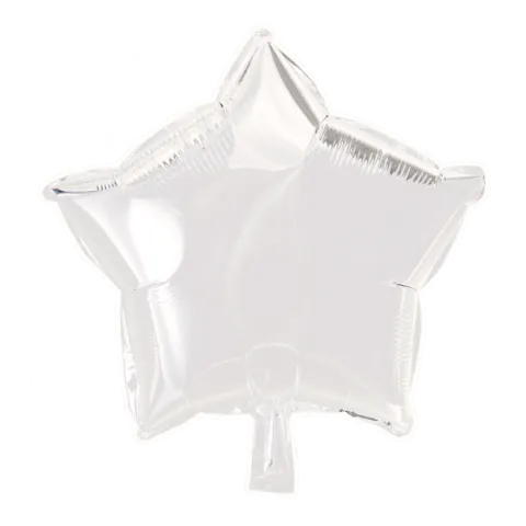 Folie ballon Stjerne HVID 46 cm