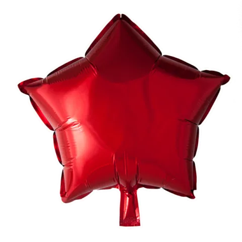 Folie ballon Stjerne RØD 46 cm