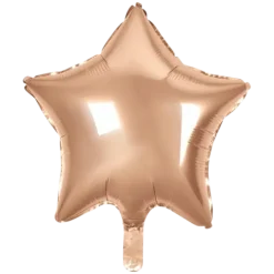 Folie ballon Stjerne ROSEGOLD 46 cm