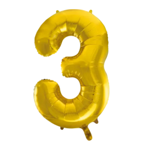Folie ballon TAL 86 cm GULD