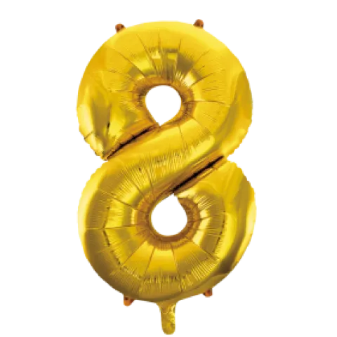Folie ballon TAL 86 cm GULD
