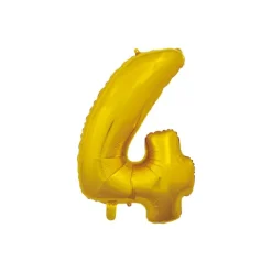 Folie ballon tal 66 cm i Guld