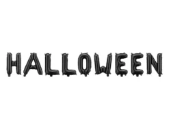 Foliebogstaver sort - HALLOWEEN