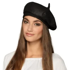Fransk Baret i Sort