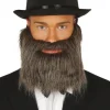 Fuldskæg grå m. elastik