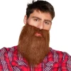 Fuldskæg i brun - Hipster