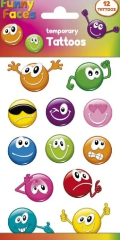 Funny faces tatoveringer