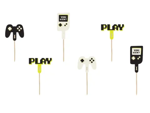 Gamer kage toppers