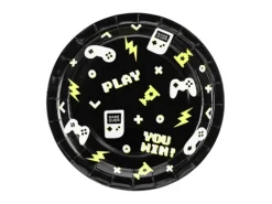 Gamer paptallerkener 6 stk ø 23cm