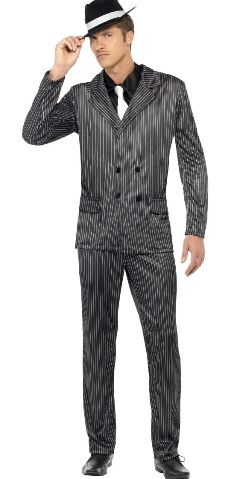 Gangster Jakkesæt PINSTRIPE