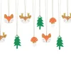 Gavemærker til jul - winter forest- 12 stk.
