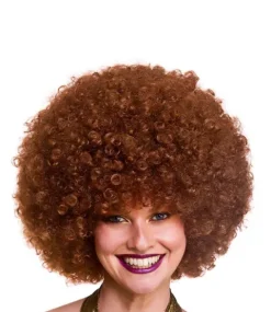 Gigant Afro Paryk brun