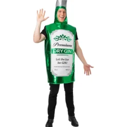 Gin flaske kostume