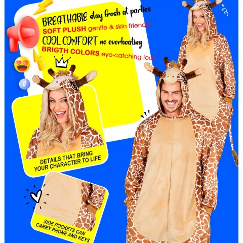 Giraf Kostume Deluxe