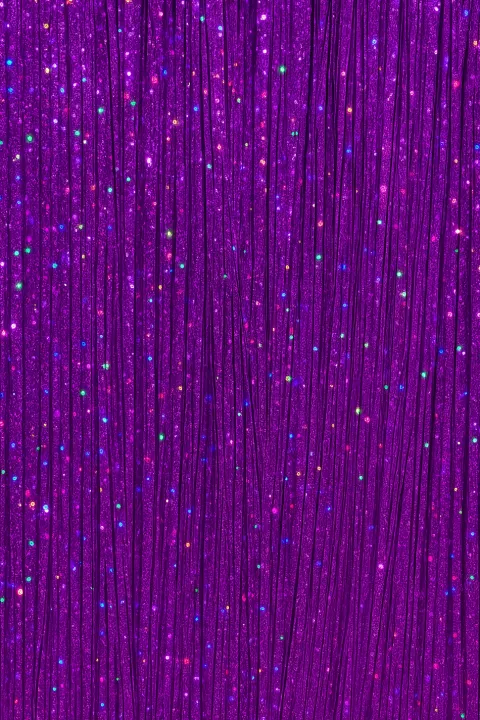 Glitter Hårextensions Lilla – 3 stk
