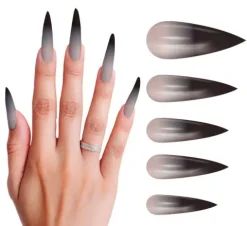 12 Gothic negle - med lim