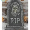 Gravsten 33x65 cm RIP SKULL