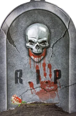 Gravsten 38x58 R.I.P. 3d i plast