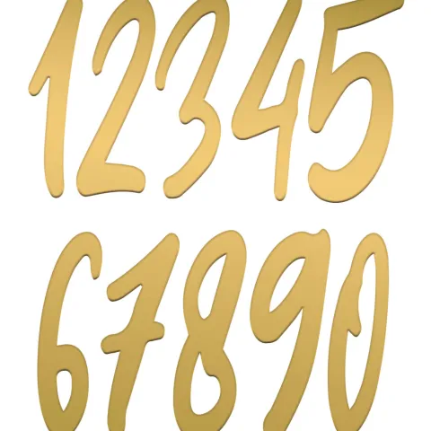 Grå/Guld DYI flagbanner