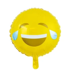 Grine smiley folieballon