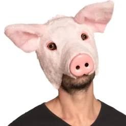 Grise plys halvmaske