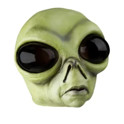 Grøn Alien maske Latex