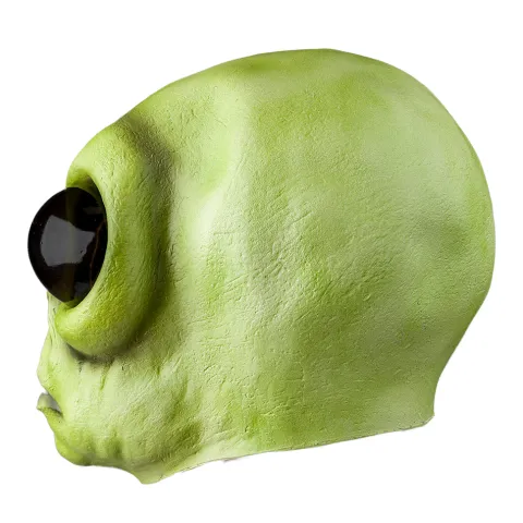 Grøn Alien maske Latex