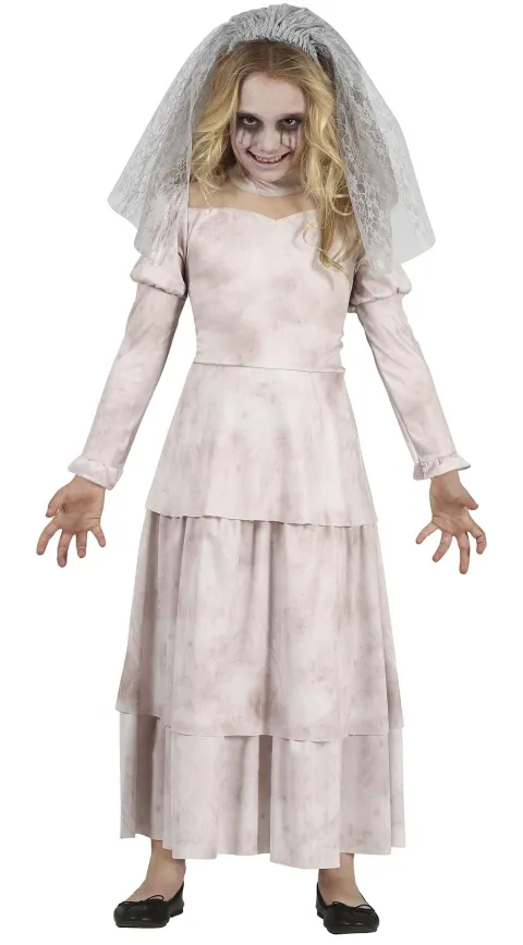 Halloween brud - Ghost - til piger