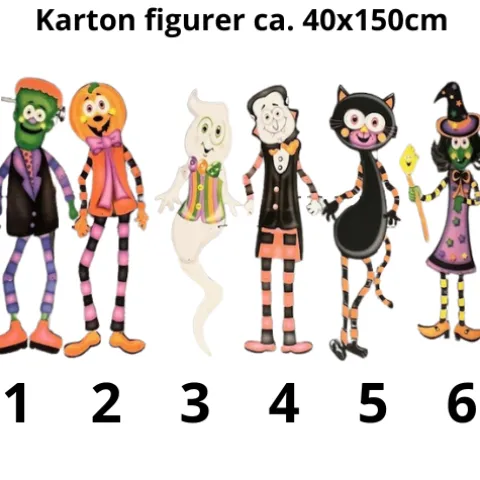 Halloween figur i karton 40x150cm
