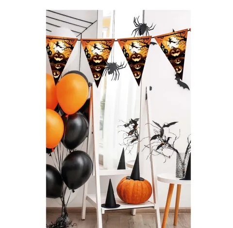 Halloween flagbanner - Græskar