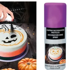 Halloween kagepynt spray - lilla - 100ml
