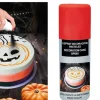 Halloween kagepynt spray - rød - 100ml