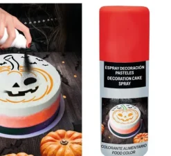 Halloween kagepynt spray - rød - 100ml