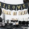 Halloween Kartonbanner i sort