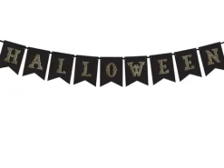 Halloween Kartonbanner i sort
