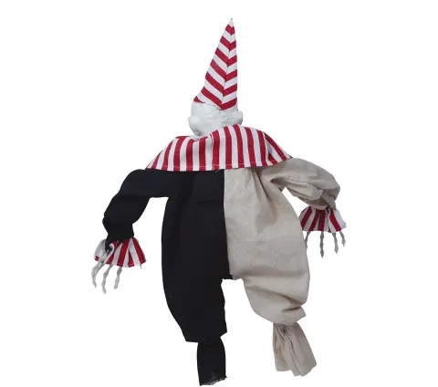 Halloween klovn 60cm med lys, lyd og bevægelse