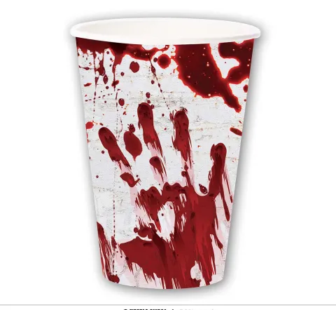 Halloween Kop blodig