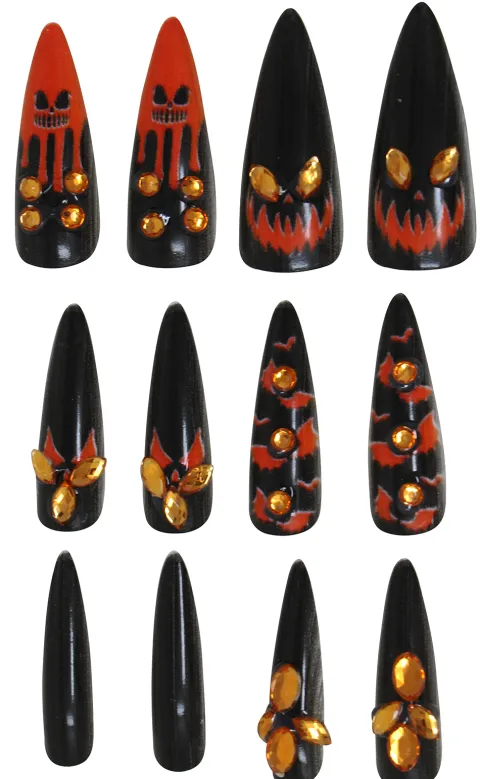 Halloween kunstige negle