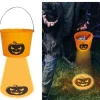 Halloween orange spand med lys
