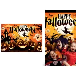 Halloween selfie baggrund - 220x150cm