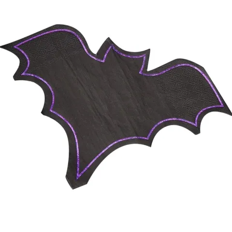 Halloween servietter med Flagermus mini